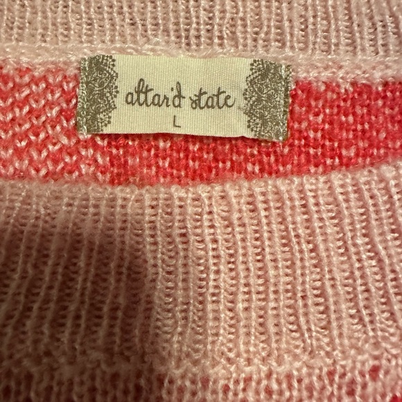 ALTAR’D STATE smiley sweater. Size LARGE
WORN AND WASHED ONCE. EUC - Picture 3 of 3